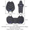 AWG1 Car Seat Cover Front Rear Seat Leather Cushion Pad Protective Mat For Lada 2110 2114 Largus 2112 110 2105 2107 2106 Vesta Niva