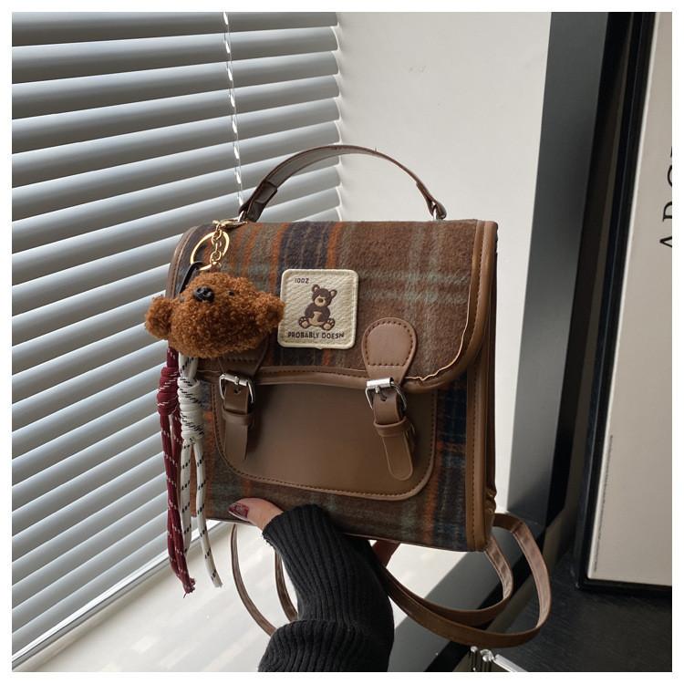 Retro Harajuku Style Backpack For Daily Use With Durable Material And Fashionable