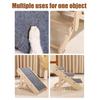Wooden Pet Stairs Ramp Cats Convertible Slope Scratching Board Foldable Non-Slip 3 Steps Portable Pet Ladder for Senior Dogs Cats Injured Pets