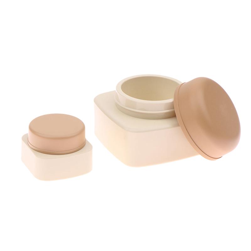 5/20G Empty Plastic Nail Art Cosmetic Square Containers Jar Face Cream Pot Nail Gel Powder Box Makeup Lotion Tool Packaging