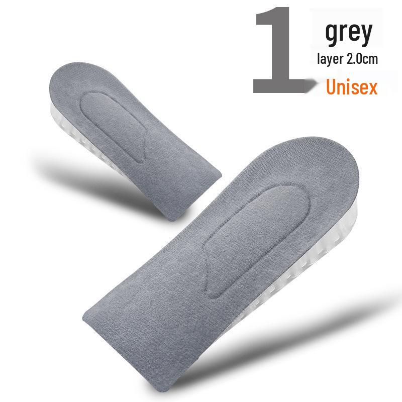 Unisex Invisible Height-Increasing Silicone Heel Insole
