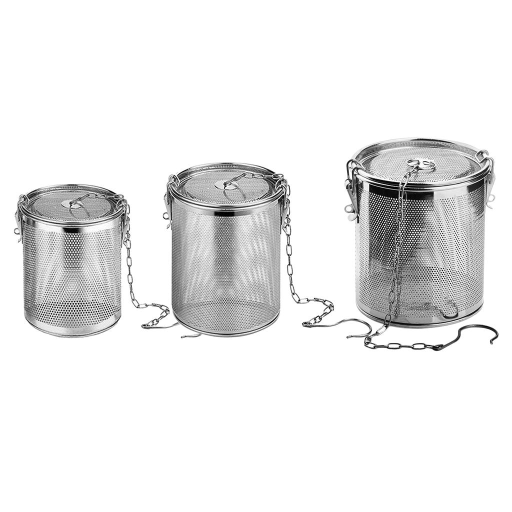 

Cooking Spices Strainer Fine Mesh 304 Stainless Steel Tea Ball Infuser for Tea Herbs Soup Seasonings Coffee Filter Kitchen Tool 0.3L