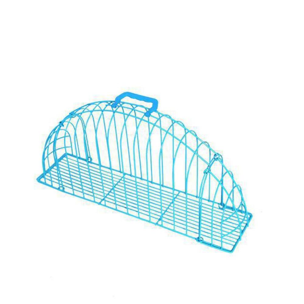 Metal Simple Cat Bath Cage Fixed Anti Seizing Wash Cat Cage Lightweight Safe Cleaning Pet Cage Cat Beauty Accessorie