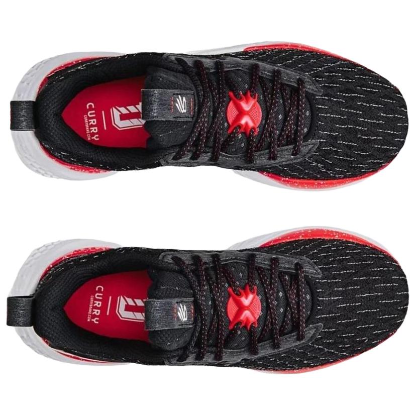 Under Armour Curry Flow 10 Comfortable Versatile Non-Slip Durable Mid-Top Basketball Shoes Men Sneakers Black 3027051-002