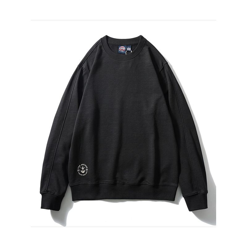 American vintage Stiff Heavy 520G Thick High Weight round Neck Hoodie Men's Autumn and Winter Foreign Trade Men's Casual Outerwear
