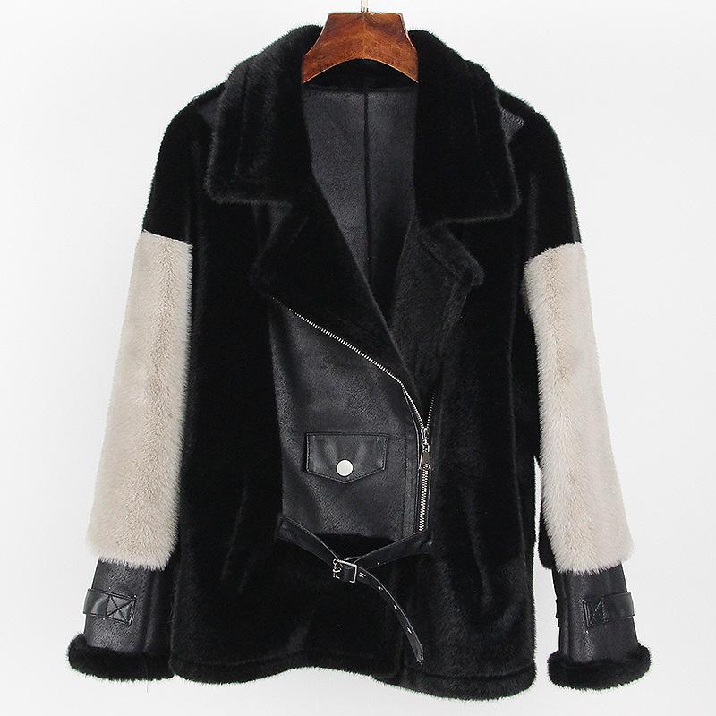 Women's High-End Casual Winter Coat - Loose, Warm Imitation Mink Fur