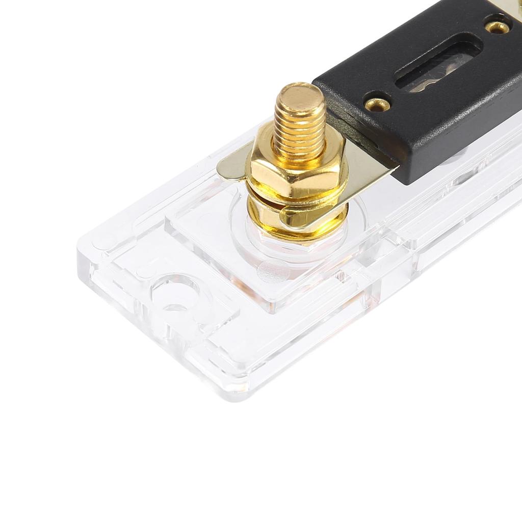 X AUTOHAUX Fuse Holder Fuse Box Fuse Cap Transparent ANL Fuses Electrical Protection Fuses