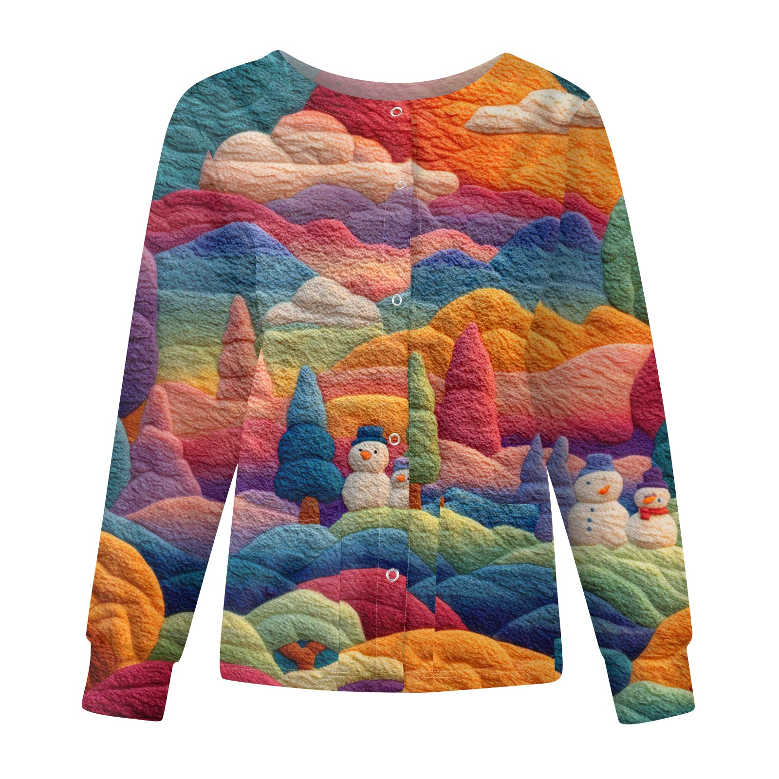 

Женская повседневная модная куртка с длинными рукавами и на одной пуговице с рождественским принтом M оранжевый