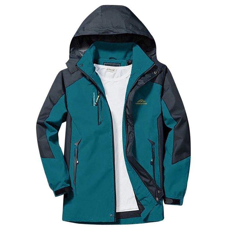 Unisex Outdoor Windproof Jacket - Single Layer, Lightweight, Waterproof Sportswear for Couples