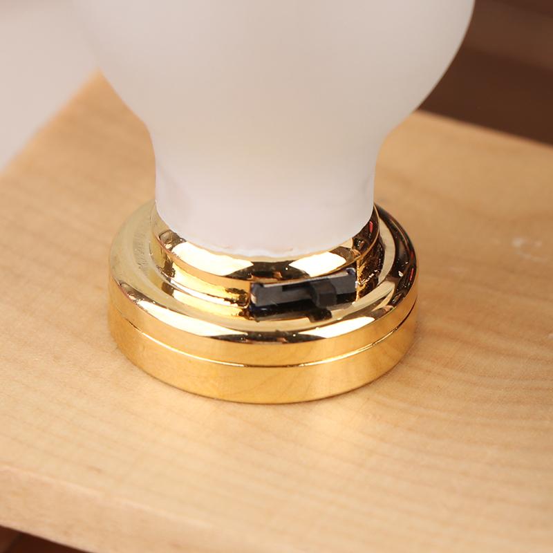 1/12 Dollhouse Miniature Desk Lamp Led Lamp Bedside Lamp Model Doll Home Simulation Table Lamp Furniture Decoration Toy