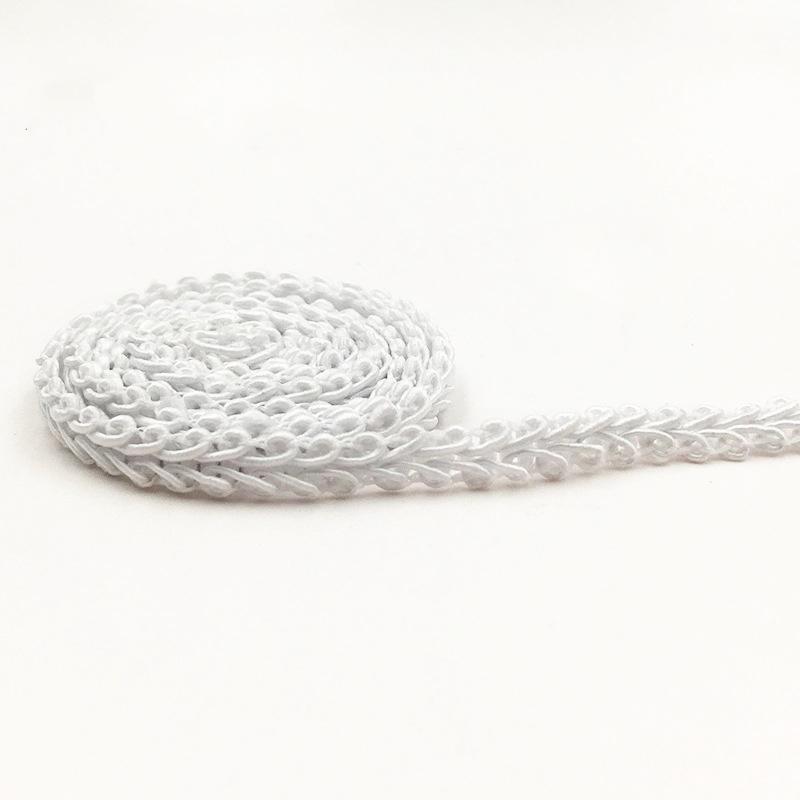 5 meter 8 mm pynt sy blonder gull sølv tusenbein flettet blonder bånd hjemmefest dekorasjon DIY klær kurve sy blonder