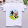 Hot Sale Cute Barbapapa Print Cartoon Kids T shirt Funny Girls Summer Tops Baby Boys Clothes Children Short Sleeve T-shirt