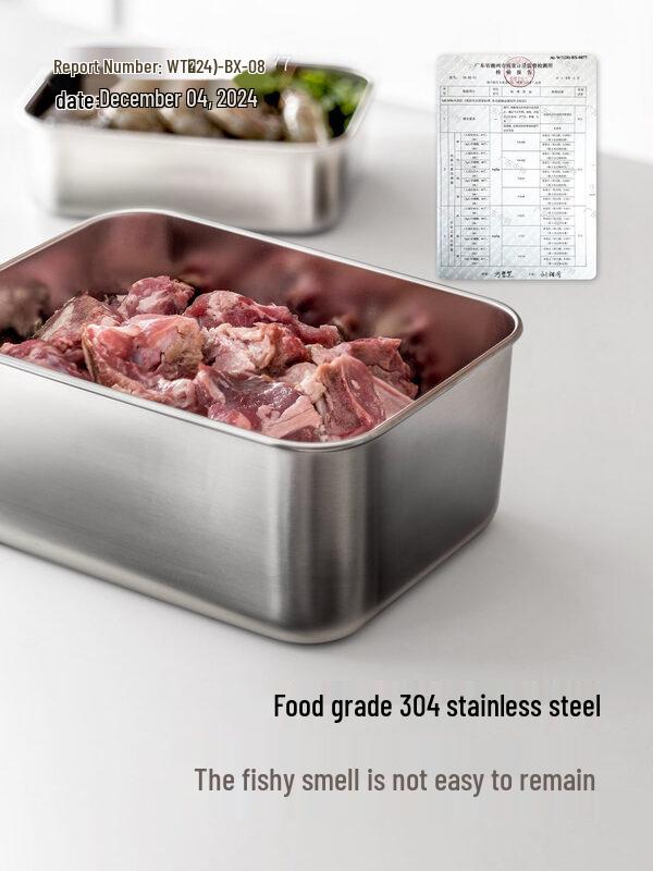 ZISIZ Lazy Corner Stainless Steel Food Storage Container