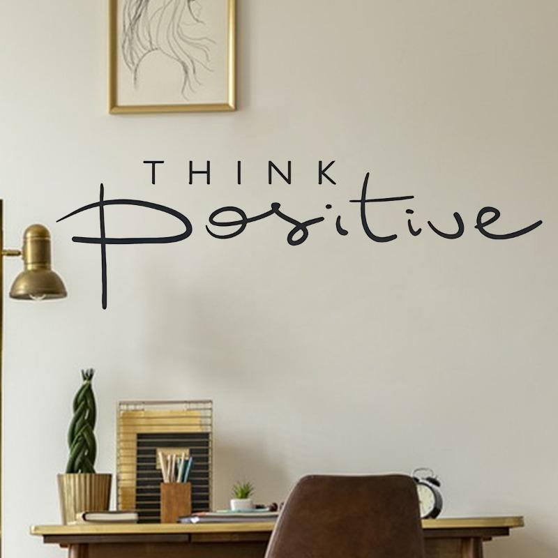 1PC Personalized English Slogan Wall Sticker Warm Home Living Room Bedroom Studio Background Wall Decoration Wall Sticker