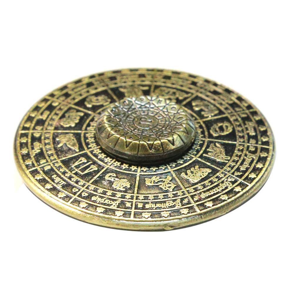 Destiny Compass Astrolabe Fidgeting Spinner Constellations Smooth Zodiac Signs Fidgeting Spinner  Rotating Metal Finger Plaything Kids