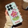 Phone Case For Xiaomi Poco X6 X5 X4 M4 Pro Rose Flower Oil Painting Protection Clear Couple Transparent Daisy PocoX6 Pro Cover