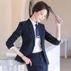 Women's Professional Two-Button Suit Set - Long Sleeve, Perfect for Spring and Autumn or College Student Interviews