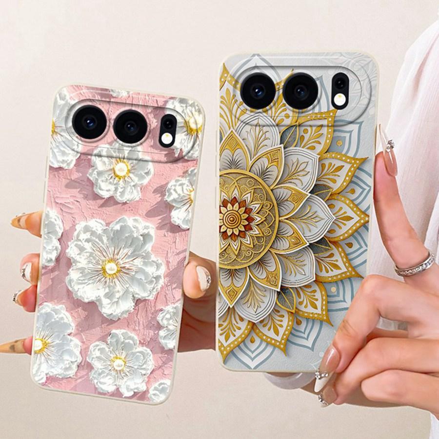 Hülle Für Honor 500 Pro Hülle Schleife Blume Neues Design Schlichtheit Weiche Silikonhülle Für Honor500 500Pro 5G Coque Capa