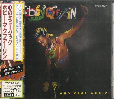 CD BOBBY MCFERRIN - Medicine Music TOCJ5240 EMI USA 1990 Japan ObiJazz Used