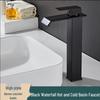 Stainless Steel Waterfall Faucet for Bathroom Countertop - Hot & Cold Basin