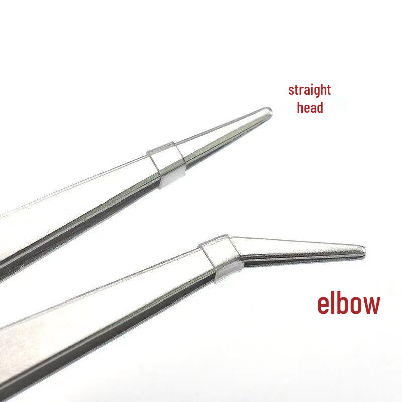 Stainless Steel Curved Tip Tweezers for Feather Plucking, Acne, and Eyelash Extension.