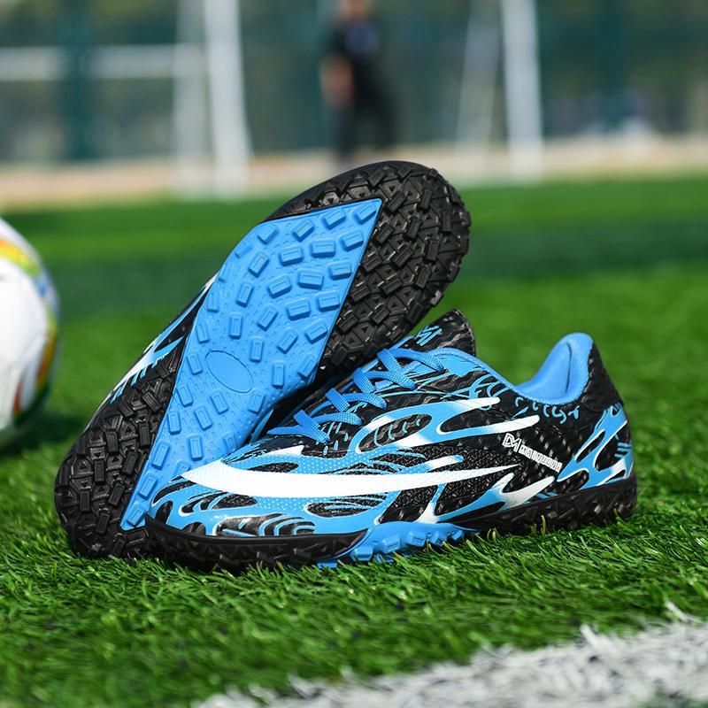 

Дешевые большие высокие футбольные бутсы TF шипы для искусственного газона не скользящие AG длинные шипы для молодежи тренировочные бутсы для искусственного газона 35