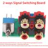 2-Ways Signal Switching Board 2 In 1Out Audio Source Switchboard Accessories