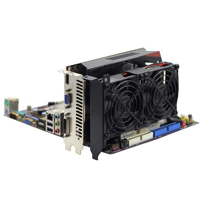 VGA Cooler Dual-Fan/ Three Fans 80mm Graphics Card Heatsink GPU Radiator Partner Ultra Universal High Speed Quiet