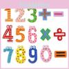 Processed Wood Number Symbol Refrigerator Magnet Toy For Kids