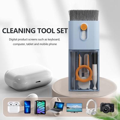 10-in-1 PC Cleaners Set Multifunctional Computer Cleaning Brush Kit Scalable Design Convenient Labor-saving for Digital Products