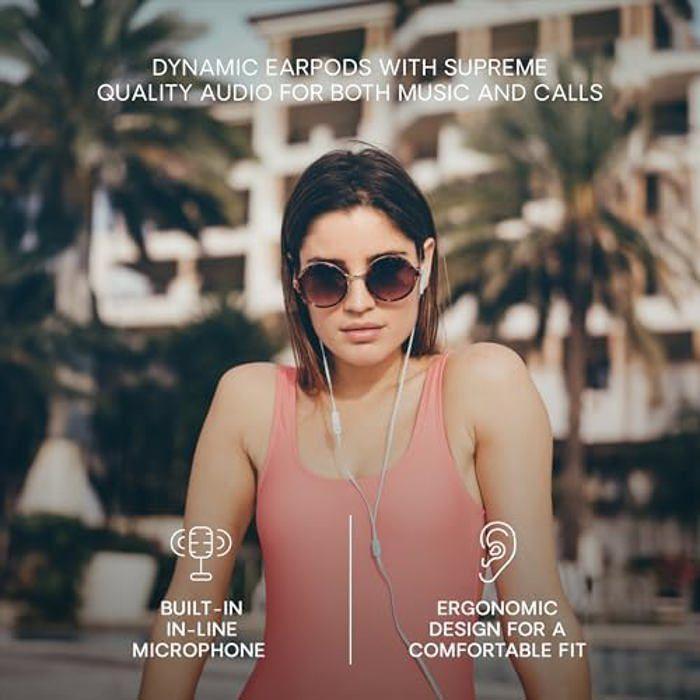 Écouteurs Intra-Auriculaires - URBANISTA - San Francisco - USB C - Son Cristallin - Microphone Intégré