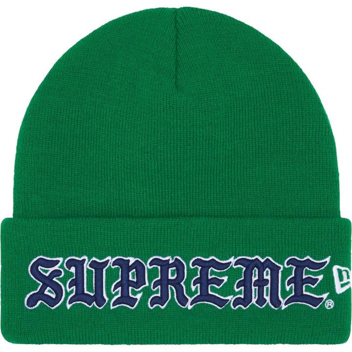 Supreme New Era Old English Beanie Green One-Size
