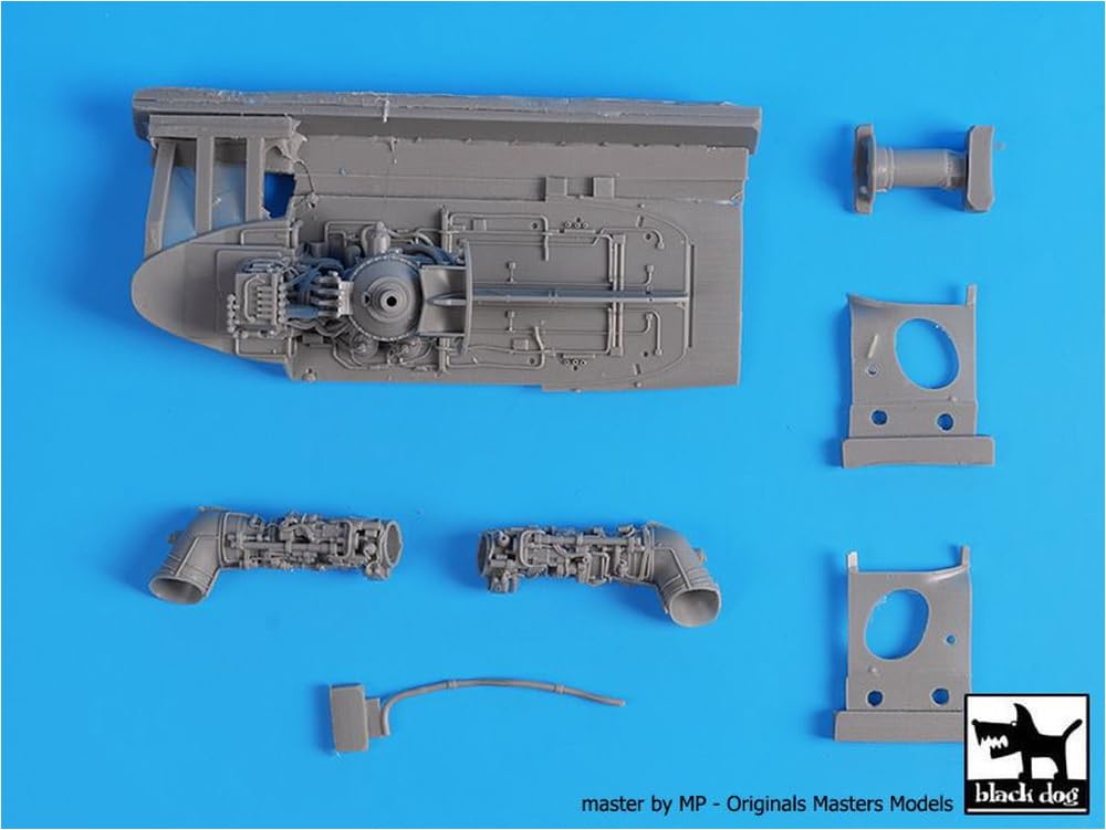 Black Dog Mil Motor Plastmodell Deler HAUA48188 1/48 Mi-8 (for Zvezda)