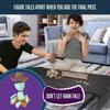 Magnetic Hangman Mystery Word Guessing Game for Kids & Families, Glow in The Dark Travel Game, Guess The Word Before Hank Falls