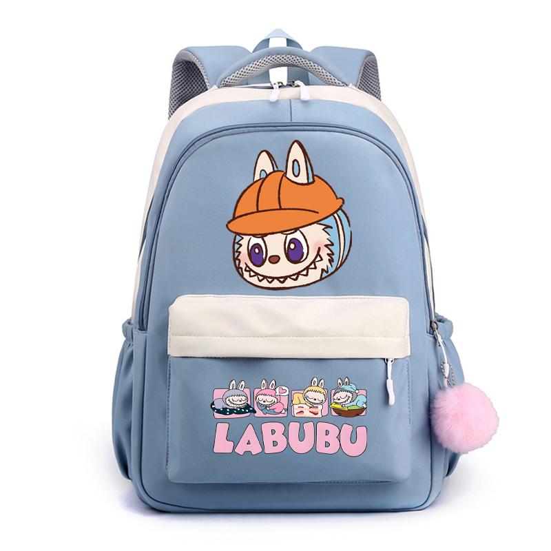 Cute Cartoon Printed Backpack Student Kid Schoolbag Women Large Capacity Waterproof Bookbag Kid Birthday Gift Travel Bag