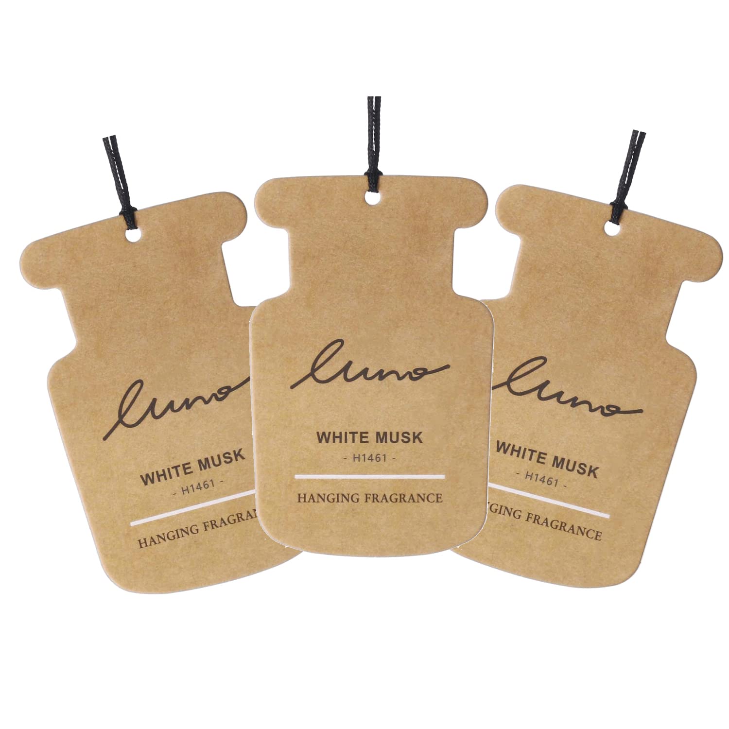 

Carmate Luno H1461 Hanging for Cars, Rooms, Spaces, White Musk, N 3 pcs