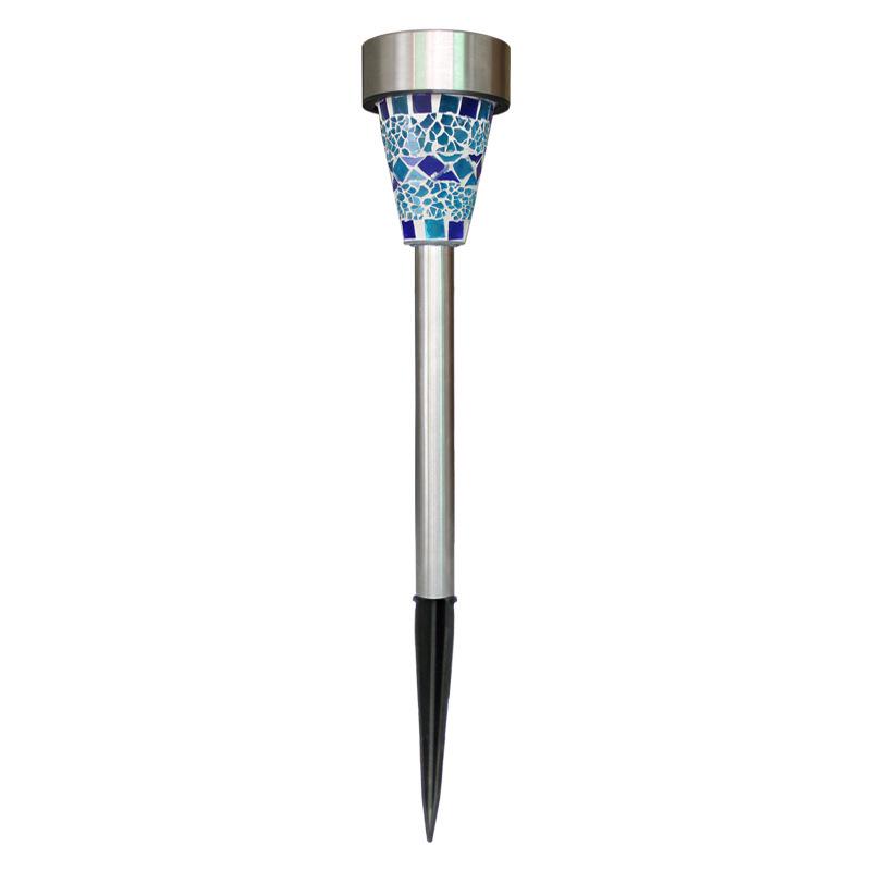 Waterproof Solar Mosaic LED Garden Light for Outdoor Decoration Solar Patio Light синий