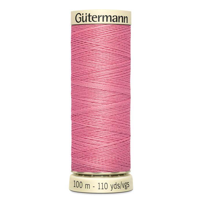 Fil à coudre 100% polyester Gutermann 1 Bobine - Att 889 - rose bégonia