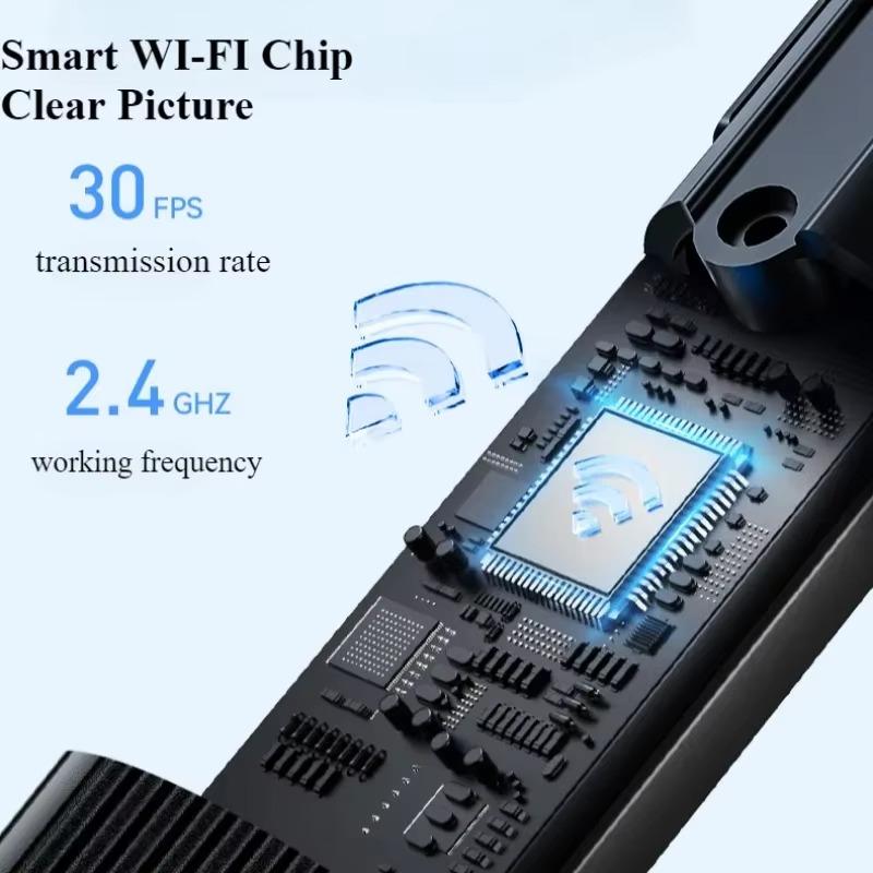 Wireless WiFi Ear Pick Otoscope Camera Borescope Luminous Ear Wax Cleaning Teeth Oral Inspection Health Care Ear Cleaner