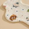 Random 1pcs Baby Bibs Simple Cotton Newborn Bibs Children's Accessories Drool Bib