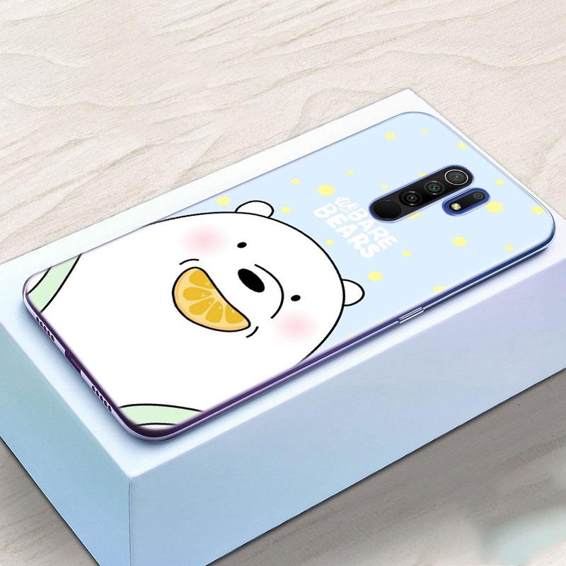 Lustige Cartoon Bär Silikon Handyhülle für Xiaomi Redmi Note 10 9 Pro Max 10S 9S 8T 8 8A 9 9A 9C 9T K40 Pro 5G Weiche Hülle