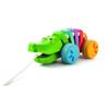 Plan Toys - Rainbow Alligator Pull Toy - Trousselier