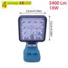 For Makita 18V Li-Ion Battery Led Work Light 3/4/6/8 Inch Flashlight Portable Emergency Flood Lamp Camping Lamp