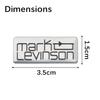 Car Styling Mark Levinson Logo Emblem 3D Aluminum Speaker Audio Decorate Sticker Decals For Lexus UX250H Fsport CT200H RX400H NX AEN1