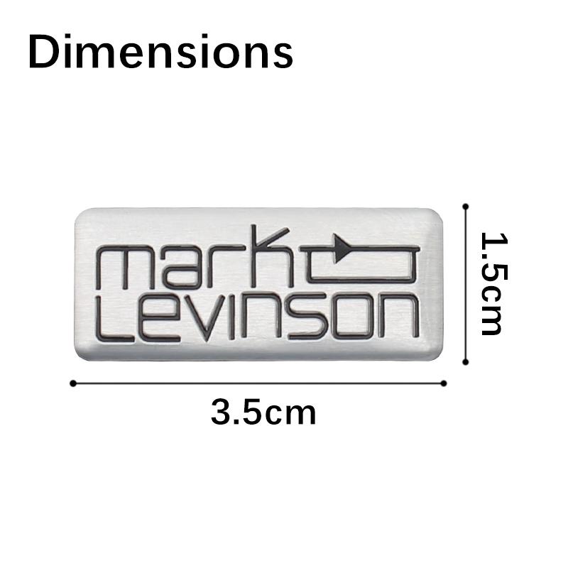 Car Styling Mark Levinson Logo Emblem 3D Aluminum Speaker Audio Decorate Sticker Decals For Lexus UX250H Fsport CT200H RX400H NX AEN1