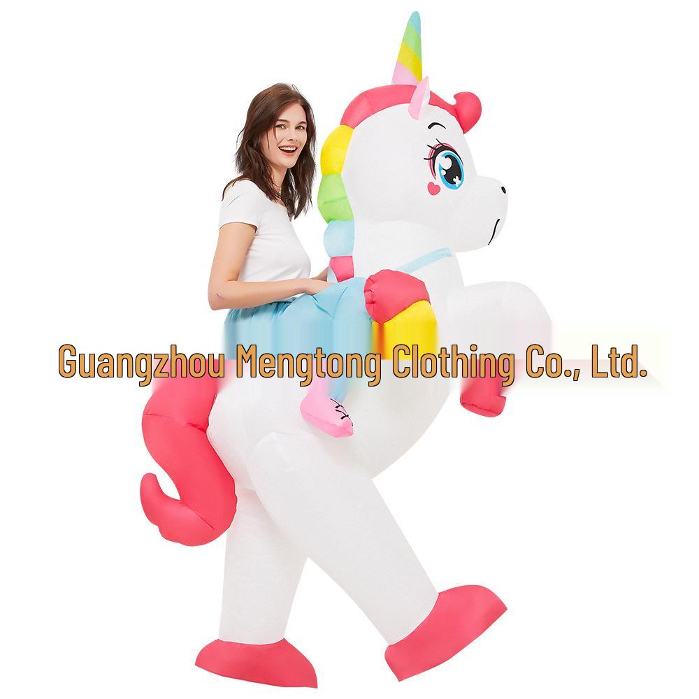 Costum Gonflabil Halloween Dinozaur & Flamingo Iepure: Recuzită amuzantă pentru spectacol cu animale