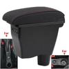 For Smart Fortwo Armrest Box for Mercedes New Smart 453 Fortwo Forfour Car Armrest Storage Box 2015-2018 Retrofit Car Accessorie