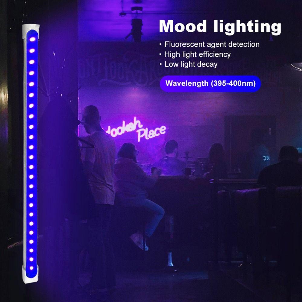 LED-Licht UV-Schwarzlicht Multifunktionale Energiesparende Ultraviolettlampe Wasserdichtes Umgebungsflutlicht Fluoreszierendes Licht