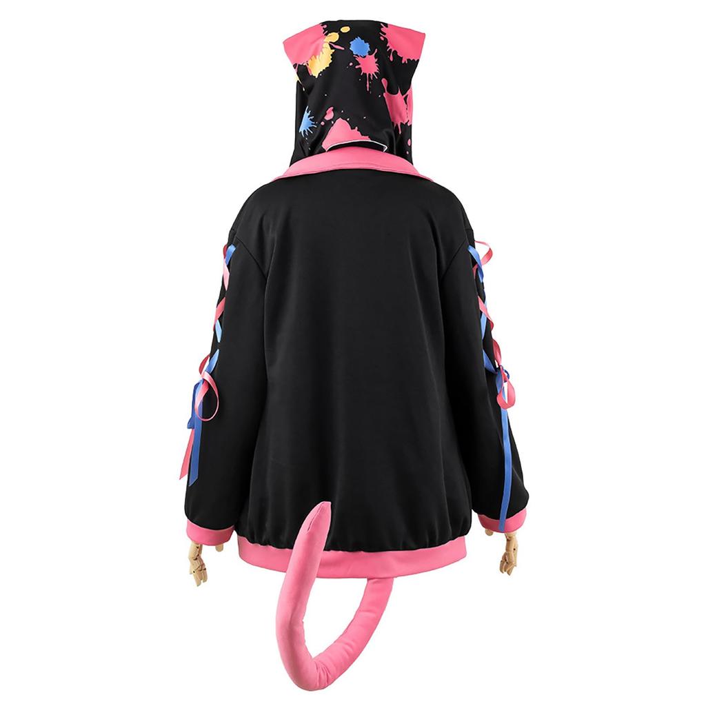 VTuber Nekota Tsuna Cosplay Halloween Cat Costume [Milky Time] (Outfit)