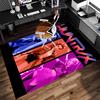 1pc Kpop Hunter11 Print Area Rug - Soft, Washable Non-Slip Indoor Mat for Office Chairs, Living Room, Home Office Decorative Rug
